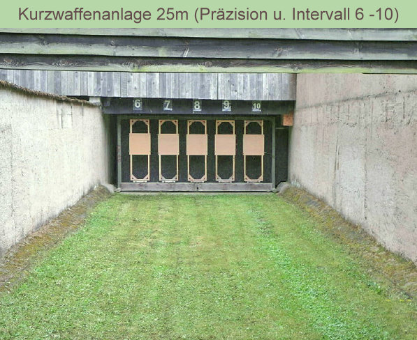 Kurzwaffenanlage ( 25 m - 2 ) Präzision und Intervall steuerbar (Stand 6 - 10 )